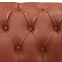 Load image into Gallery viewer, Luxurious Chesterfireld Style Button Tufted in Faux Leather 3+2 Seater Brown Sofa Lounge
