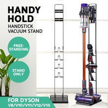 Load image into Gallery viewer, Artiss Freestanding Vacuum Stand Rack For Dyson Handheld Cleaner V6 V7 V8 V10 V11 Black
