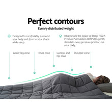 Load image into Gallery viewer, Kids 2.3KG Heavy Gravity Blankets Microfibre Cover Comfort Calming Grey Weighted Blanket
