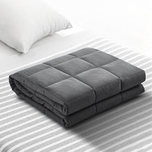 Load image into Gallery viewer, Kids 2.3KG Heavy Gravity Blankets Microfibre Cover Comfort Calming Grey Weighted Blanket
