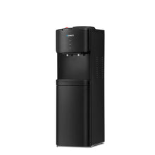 Load image into Gallery viewer, Water Cooler Dispenser Mains Bottle Stand Hot Cold Tap Office Black
