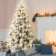 Load image into Gallery viewer, Snowy LED Lights Warm White Christmas Tree 2.1M 7FT
