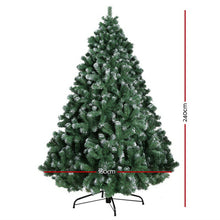 Load image into Gallery viewer, 2.4M 8FT Christmas Snow Tree
