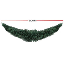 Load image into Gallery viewer, Jingle Jollys 2.1m Christmas Garland Xmas Decorations Green Wedding Party
