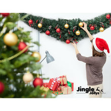 Load image into Gallery viewer, Jingle Jollys 2.1m Christmas Garland Xmas Decorations Green Wedding Party
