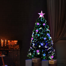 Load image into Gallery viewer, Jingle Jollys 1.2m Christmas Tree Optic Fibre LED Xmas tree Multi Colour
