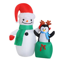 Load image into Gallery viewer, Jingle Jollys Inflatable Christmas 1.8M Snowman LED Lights Outdoor Decorations
