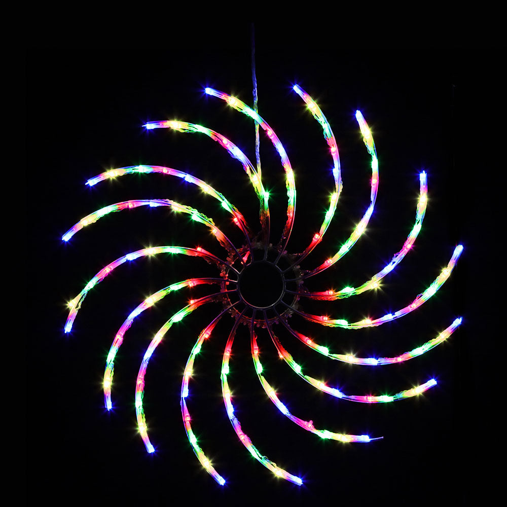 Christmas Waterproof Colourful Motif Lights LED Spinner Light