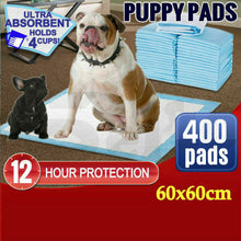 Load image into Gallery viewer, 400pcs 60x60cm Absorbent Puppy Cat Indoor Toilet Training Pads
